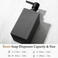 thumbnail image 6 of GM GMISUN Black Soap Dispenser 2 Pack, Resin Hand Soap Dispenser Bathroom and Kitchen 12oz, 6 of 6