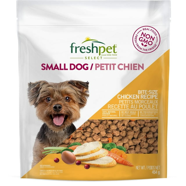 Freshpet Select Sans Grains Petit Chien Recette Au Poulet Tendre