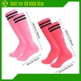 thumbnail image 3 of Hengguang 6 Pairs Kids Football Socks - Breathable Soccer Socks for Boys & Girls (Ages 8-12), Youth Sports Socks for Running, Training, Rugby, Hockey, 3 of 7