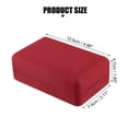 thumbnail image 4 of Unique Bargains 1pc PU Leather Multiple Ring Box for Accessories Storage and Display Red, 4 of 7