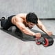 thumbnail image 4 of Silent Abdominal Muscle Trainer Automatic Rebound Anti Slip AB Wheel for Arm Waist Leg Exercise Fitness with Pad Stretch Muscle, 4 of 5