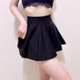 thumbnail image 3 of Womens High Waist Pleated Casual Skater Skirt Yoga Dance A-line Skirts, 3 of 9