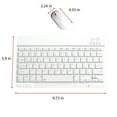 thumbnail image 3 of ZZkhGO Bluetooth Keyboard and Mouse, Portable Wireless Keyboard Mouse Combo, Thin Bluetooth Set for PC Tablet, 3 of 5