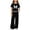 C-Black#birthday gifts#38, variant on oelaio Girl's Cute 2 Piece Outfits Graphic Crop T Shirt and Wide Leg Pants Y2K Clothing Set Summer Casual Streetwear D-Black 11 Years