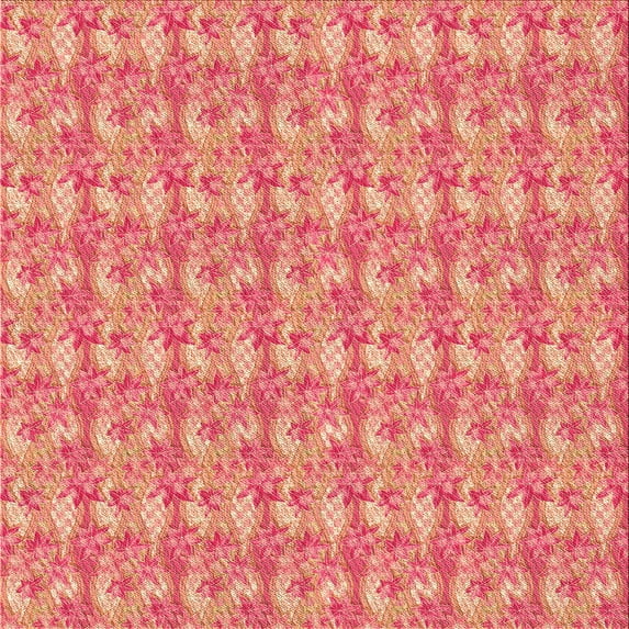Ahgly Company Indoor Square Patterned Crimson Red Area Rugs, 4' Square