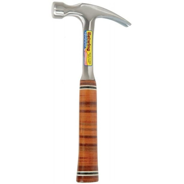 Estwing Mfg Co. 20 Oz Straight Claw Leather Handle Hammer E20S