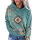 thumbnail image 2 of Puntoco Mujeres Casual Folk-Custom Printed Pullover Manga larga con capucha Blusa de bolsillo Sudaderas con capucha tops Sudaderas Puntoco Puntoco-815, 2 of 7