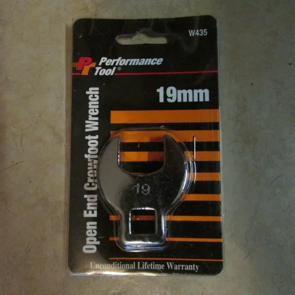 Performance Tool Open End Crowfoot Wrench - 19Mm - W435 - New (B 19)
