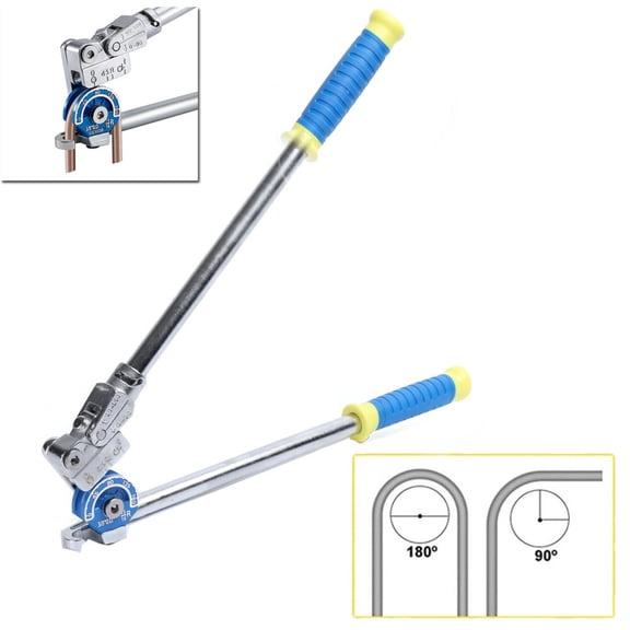 3/8 Pipe Bender Heavy Duty Tubing Bender Tube Bender Roller 180°HVAC Copper Tool