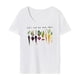 thumbnail image 1 of Camiseta para mujer con cuello redondo, camiseta básica para viajes, regalo del día de San Valentín M, 1 of 7