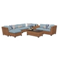 thumbnail image 1 of TK Classics Belle 8 Piece Outdoor Wicker Patio Furniture Set 08b, 1 of 3