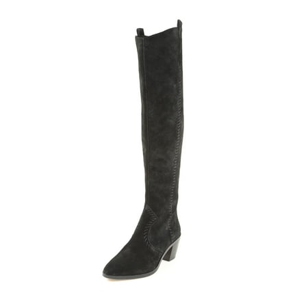 

Rebecca Minkoff Women s Lizelle Suede Over-The-Knee Boots US 5 Black