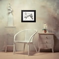 thumbnail image 3 of Bernard, Jean 18x15 Black Modern Framed Museum Art Print Titled - Head of a Horse III 1820, 3 of 4