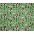 thumbnail image 4 of oneOone Polyester Lycra Green Fabric Christmas Quilting Supplies Print Sewing Fabric By The Yard 56 Inch Wide, 4 of 4