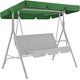 thumbnail image 1 of Funda Protectora para Columpio, Fundas para Columpio de Jardín para Exteriores, Toldo Impermeable para Exteriores, Parasol Mecedora con 3 Asientos (Verde, 195 x 125 x 15 cm), 1 of 5