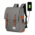 thumbnail image 1 of Backpacks Gray Slim Laptop Backpack With Usb Charging Port Mz713, 1 of 3