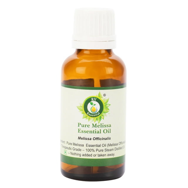 Melissa Huile Essentielle Melissa Officinalis Huile Melissa Officinalis Huile Pure Naturelle Distillée à la Vapeur Grade Thérapeutique 50ml 1.69oz par R V Essential