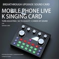 thumbnail image 2 of Bluetooth-Compatible Sound Card with Multiple Effects for Live Streaming and Voice Changer, Mobile Phone Accessory, 2 of 5