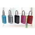 thumbnail image 3 of Digit Padlock,4 Digit Combination Padlock Digit Combination Padlock Digital Combination Padlock Smooth Operation, 3 of 9