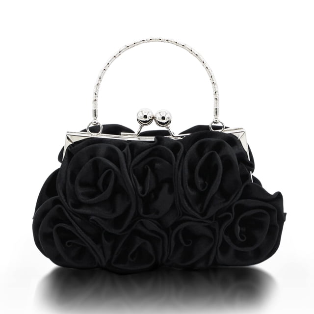 Bolso de mano de noche JAMBHALA Dressy Floral Satin para mujer