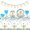 Blue, variant on 171 Pieces God Bless Baptism Party Supplies First Communion Tableware Set Serves 24 Guests Baptism Plates Napkins Cups Tablecloth for Newborn Baby Shower Christening Party Decoration(Green)