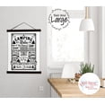 thumbnail image 2 of Black Wood, Canvas Sign, RV Camping Rules Wall Quote Sign, Lightweight Ready to Hang Wall Hanging, 19x24-Inch, 2 of 4