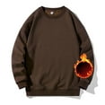 thumbnail image 3 of Jalioing Sweatshirts for Men Sherpa Fleece Lined Long Sleeve Crew Neck Pullover Tops Fall Winter Casual Warm Shirts, 3 of 4