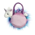 thumbnail image 6 of Aurora - Small Blue Fancy Pals - 5.5" Sparkle Heart Purple Unicorn - Fashionable Stuffed Animal, 6 of 6