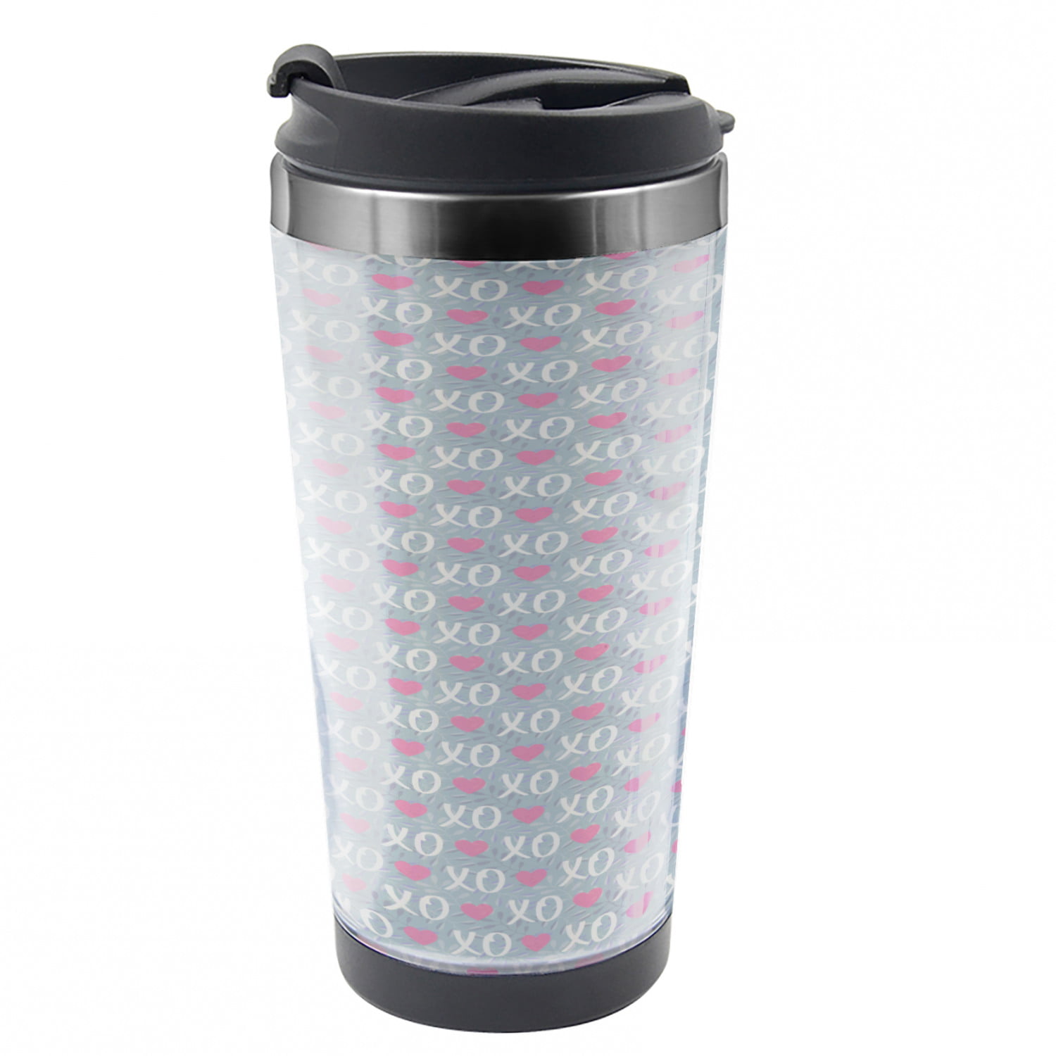 radiator element Niet genoeg Abstract Travel Mug, Valentines Day Concept, Steel Thermal Cup, 16 oz, by  Ambesonne - Walmart.com