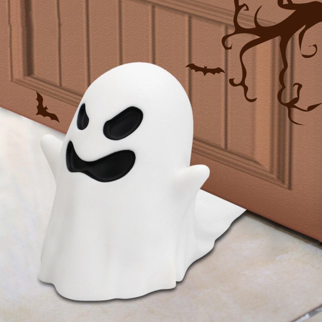Tapón de puerta fantasma de Halloween, luminoso, resistente, pa oficina, mordaza de dibujos animados, regalo, pte inferior de puerta Baoblaze Tope de puerta