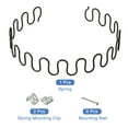 thumbnail image 3 of Unique Bargains 29.5' Round Sofa Spring Replacement Kit for Furniture Couch Repair, Black, 3 of 4