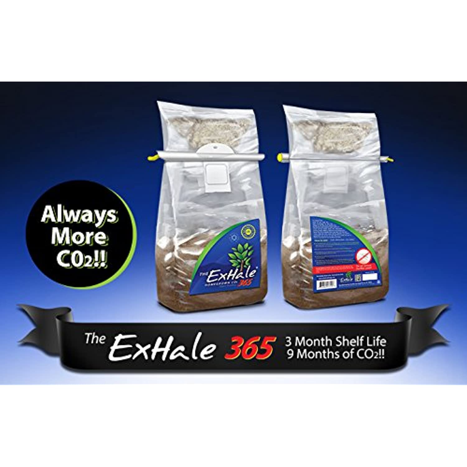 ExHale EX50003 365 Self Activated All Year 128 Cubic Foot Gardening CO2 Grow Bag - image 2 of 2
