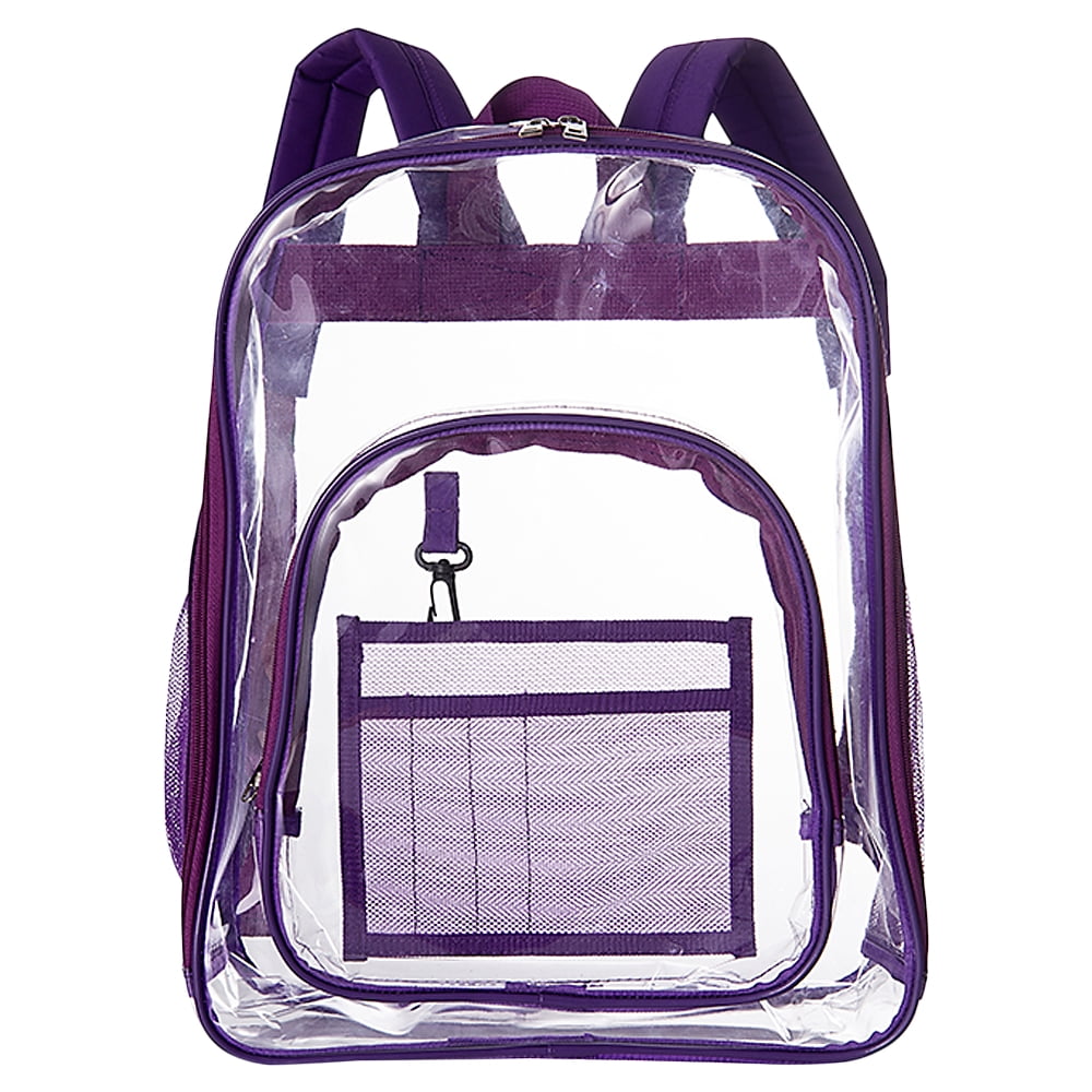 Anself - Clear Backpack See Through Backpack Transparent Clear Backpack ...
