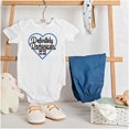 thumbnail image 3 of Definitely Dominican Cute Flag Love Bodysuit Jumper Girls Infant Baby Brisco Brands NB, 3 of 6