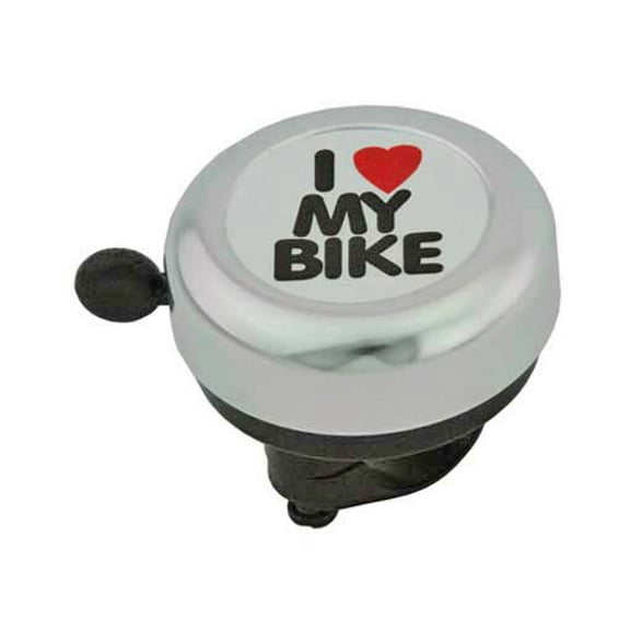 Alta I Love My Bicycle Bell (Silver)