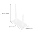 thumbnail image 1 of Clear Hair Tie Organizer Acrylic Hairband Stand for Storage Scrunchies Rack, 1 of 3