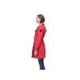 thumbnail image 2 of Nobis Justice Trench - Women's, Red, Large, 2 of 4