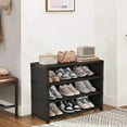 thumbnail image 5 of Kbndieu 4-Tier Stackable Shoe Rack, Lightweight Shoe Shelf Storage Organizer for Entryway, Hallway and Closet, 5 of 6