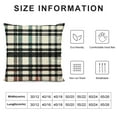 thumbnail image 5 of Nawypu  Merry Christmas Hello Winter Buffalo Plaid Snowflake Throw Pillow Cover Cushion for Sofa, Car, Office, Home Decoration, 5 of 5