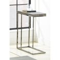 thumbnail image 3 of Lucia Chairside End Table in Nickel base Driftwood Gray top, 3 of 4