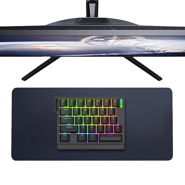 Teclado Computadora Teclados para Jugadores Juegos HE30 Wi 29 Teclas Interruptor Magnético RGB Retroiluminado Electrónicos Oficina Rojo