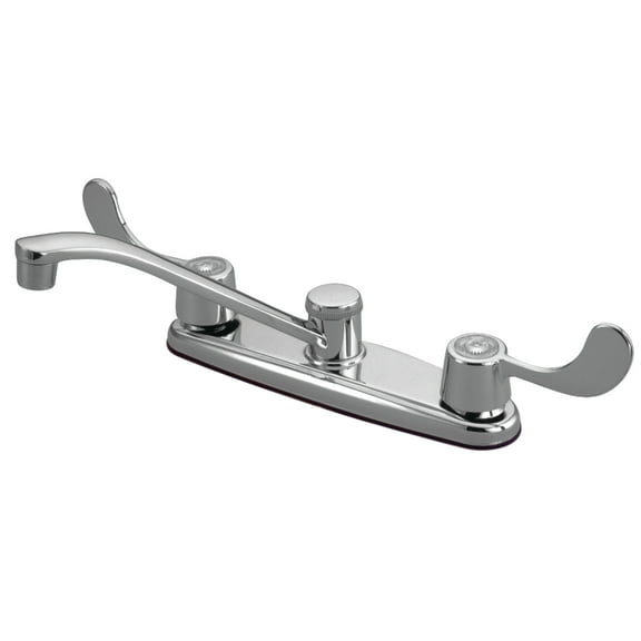 Kingston KB291 Magellan Two-Handle 2-Hole 8" Centerset Kitchen Faucet in Polished Chrome