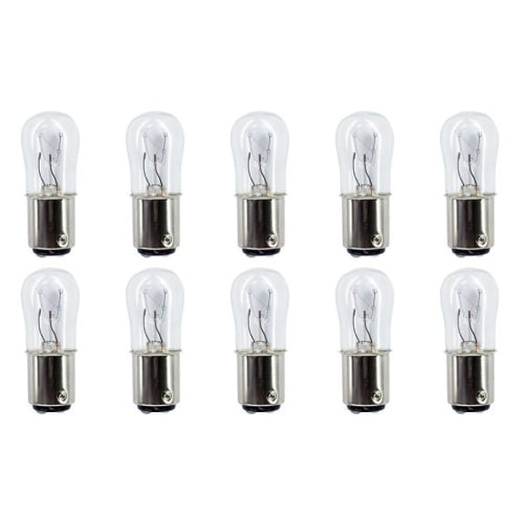 CEC Industries #3S-6/5 DC 130V Bulbs, 130 V, 3 W, BA15d Base, S-6 shape (Box of 10)