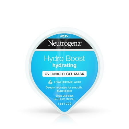 6 Pack Neutrogena Hydro Boost Hydrating Overnight Gel Mask, 0.3 Ounces