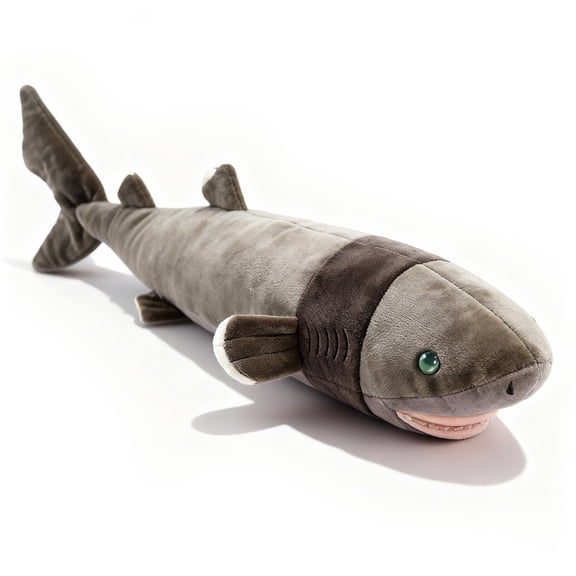 PuffPurrs Cookiecutter Shark Plush – Lifelike 20in Deep-Sea Shark Toy, Realistic Marine Predator Plush Gift for Ocean & Science Lovers