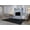 Black, variant on Nourison Feather Soft Contemporary Ivory Blue Area Rug