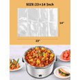 thumbnail image 3 of 32 Bags Slow Cooker Liners, Disposable Multi Use Cooking Bags,Large Size Fit 3QT to 8QT, Plastic Bags for Slow Cooker, Pans, Aluminum Cooking Trays, BPA Free-13 x 21 Inches, 3 of 6