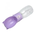 thumbnail image 3 of Botella de agua para perros de grado alimenticio a prueba de fugas, dispensador de agua para cachorros, perros y gatos para caminar al aire libre, viajes, senderismo, 550 ml, grande, morado, 3 of 14