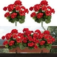 thumbnail image 4 of Living Room Decoration Simulation Begonia Flower Interior Design Home Styling Non Fading Artificial Plant Decor Low Maintenance, 4 of 4