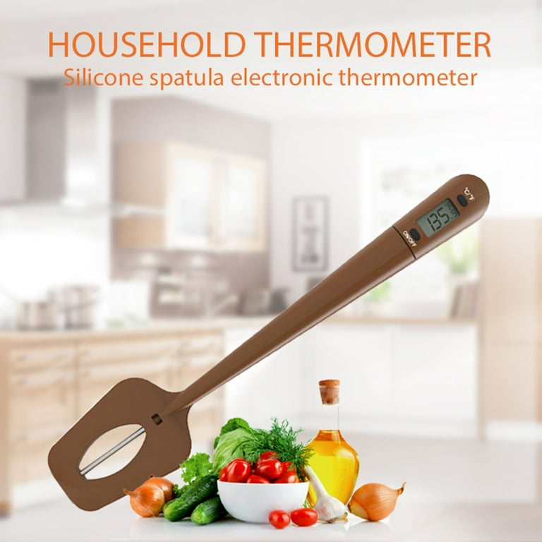 RUSR Digital Spatula Thermometer Cooking Temperature Meter for Candy  Chocolate